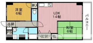 セントポーリア東豊中【1階】の間取り
