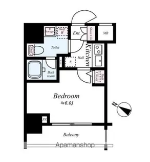 レアマークス横濱【7階】の間取り