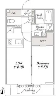 ルミーク本町イースト【3階】の間取り