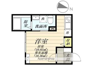 アドバンスヒルズ【101号室】の間取り