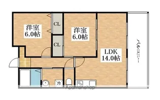 グランボア【2階】の間取り