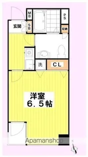 千代田タワーマンション【9階】の間取り