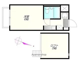 ノーブル・イズミ【3階】の間取り