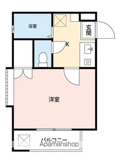 ロックヒル豊島園【201号室】の間取り