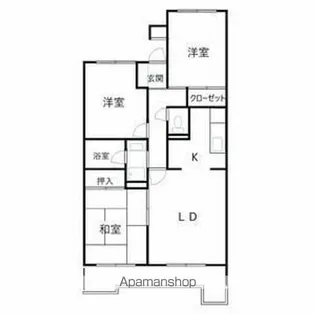 第二有第マンション【3階】の間取り