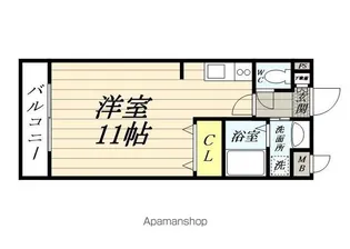 レーベンス柏木【305号室】の間取り