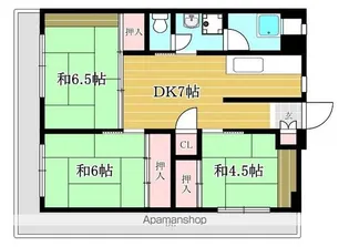 ハイツありの実【2階】の間取り