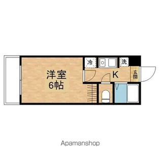 LEPARDS TOWN 台原【4階】の間取り