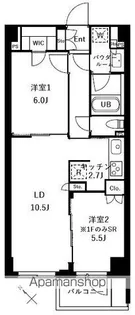 ザ・ケンジントン・レジデンスときわ台【1階】の間取り