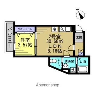 AJ新津田沼【1階】の間取り