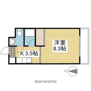 イーストピーク21【.202号室】の間取り