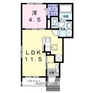 グリーンパーク セレノ【1階】の間取り