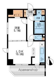 CASSIA押上【7階】の間取り