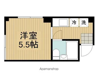 中嶋ビル【207号室】の間取り