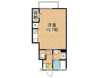 PRIMARY南仙北Ⅱ【102号室】の間取り