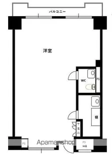 シャンボール大名D【10階】の間取り