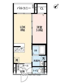 ROBOT HOME 今宿Ⅱ【1階】の間取り
