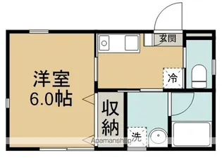グランツ緑町【1階】の間取り