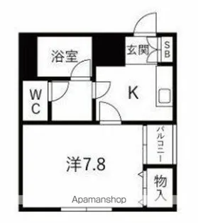 ヴィラモジュール春日【1階】の間取り