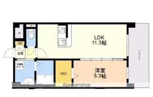 GRAND CENTRAL HARA【5階】の間取り