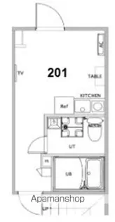 マハロテラス東四つ木【2階】の間取り