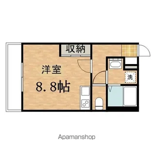 ヒルズ豊田【2階】の間取り