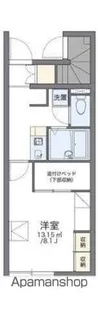 レオパレスハイライフ【108号室】の間取り