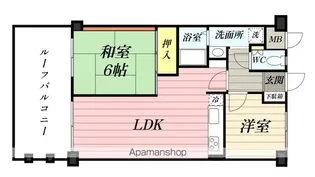 ニッコーハイツ西寺尾【202号室】の間取り