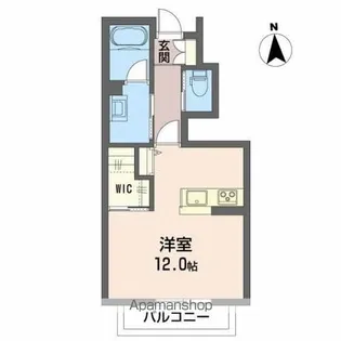 ディアコート盛岡【103号室】の間取り