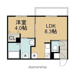 エクセル黄金北【205号室】の間取り