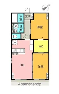 ノブレス オブリージュ 宇多津駅前桜通り【101号室】の間取り