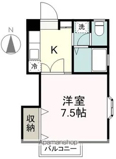 シェ・モア【1階】の間取り