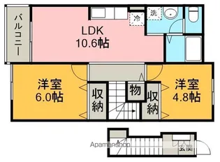 ベル・ウィンズ【2階】の間取り