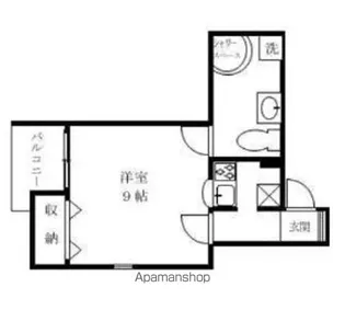 ドムスヒルズ光ヶ丘【1階】の間取り