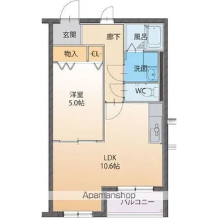 ベルコート【2階】の間取り