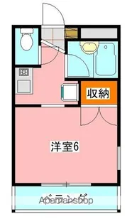 ハイネス田邊【2階】の間取り