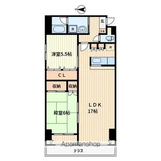 ガーデンクレス弐番館【1階】の間取り