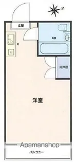 メゾンドマジョレ【4階】の間取り