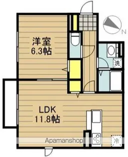 PREXION BACE【1階】の間取り