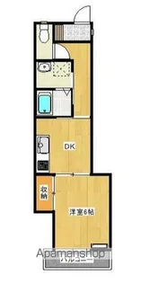 コーポ・たんぽぽ【2階】の間取り