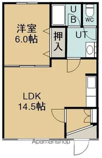 ラ・メゾン・ボワⅡ【1階】の間取り