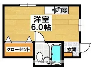 サンセルジュ深井【107号室】の間取り