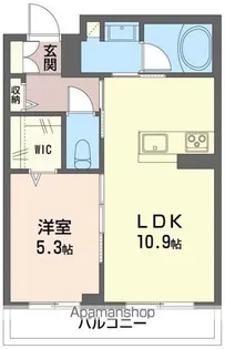ヴィアソーレ【1階】の間取り