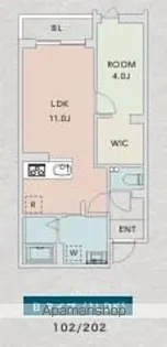 クレアーレ上目黒諏訪山ⅡWOOD HOUSE【1階】の間取り
