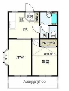 ジェイテラス北小金【2階】の間取り