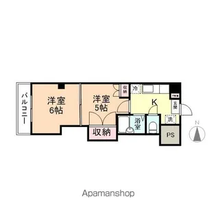 サンシャイン88 A棟【602号室】の間取り