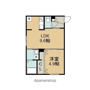 エクセル黄金北【104号室】の間取り