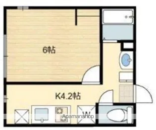カシータ松戸【2階】の間取り