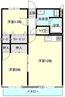 プルミエールⅡ【201号室】の間取り