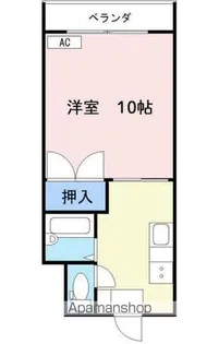PLAZA布瀬【5階】の間取り